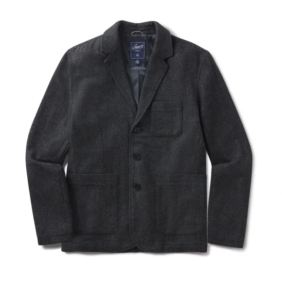 Grayers Hutton Wool Twill Sport Coat - Charcoal Gray Blazer size L NWT